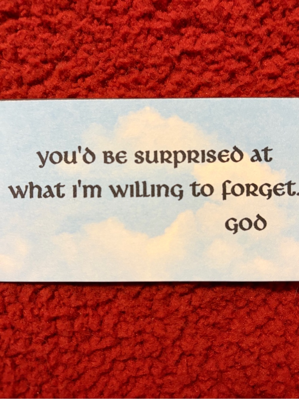Messages from God magnet